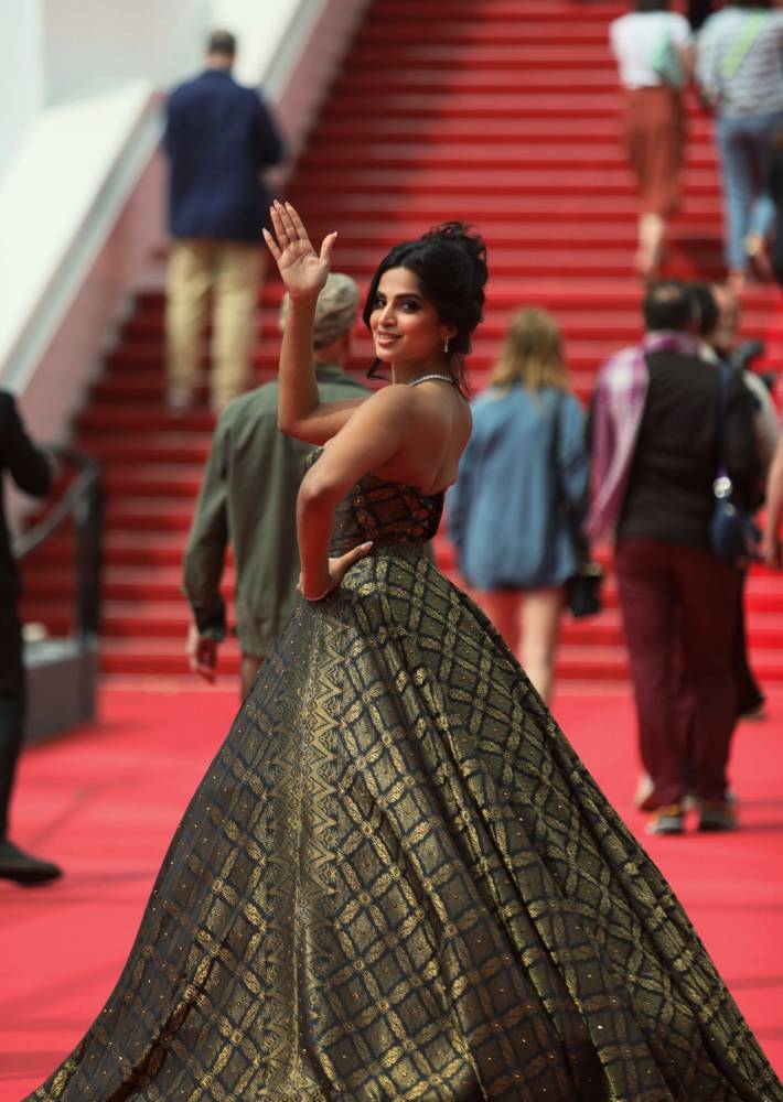 Former Miss Earth Malaysia 2021 Dr Nisha Thayananthan, who was among the few Malaysians who attended the 2025 Cannes Film Festival, walked the red carpet on May 22 wearing an outfit themed around the heritage of the Sarawak Melanau community. - Bernama photo