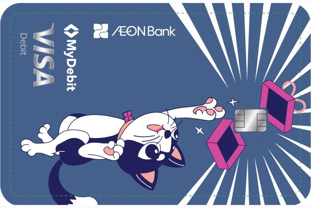 AEON Bank is launching a Limited Edition Anniversary AEON Bank Debit Card-i as part of its Grocery Rewards Campaign running from May 26 to Dec 31. Photo courtesy of Aeon Bank.