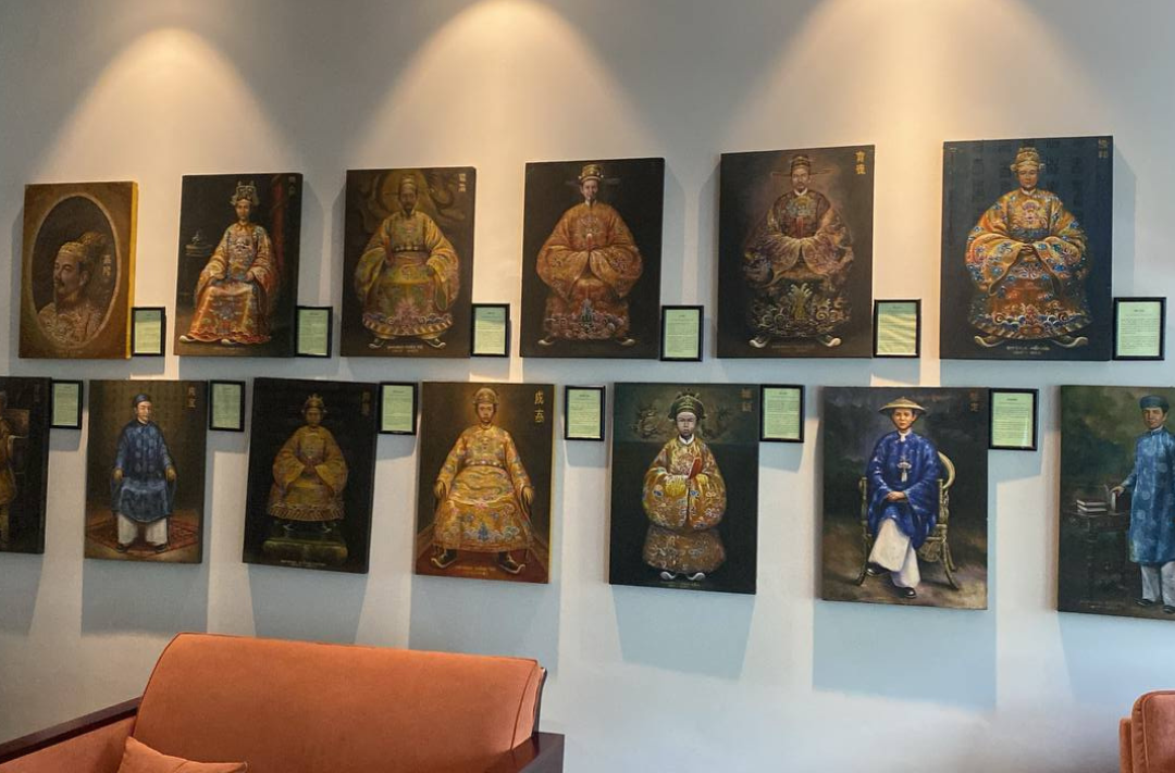 This hotel offers an immersive cultural experience — adorned with portraits of 13 Vietnamese emperors, curated artworks, and interiors that echo the grandeur of a bygone era. Photo: Wan Azfarozza 