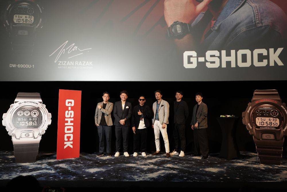 From left: Eric Lim, SJ Ong, Zizan Razak, Shingo Yamaga, Yuki Mutsui, Tomoaki Nakamura. Photo courtesy of Casio Malaysia.