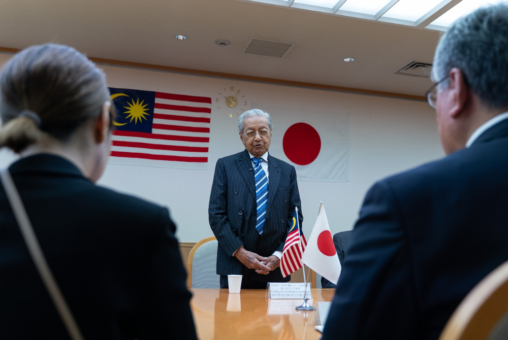 Dr Mahathir also shared his views on global economic issues discussed at the event, including US President Donald Trump’s tariff policies. - Photo source: Dr Mahathir Mohamad/FB