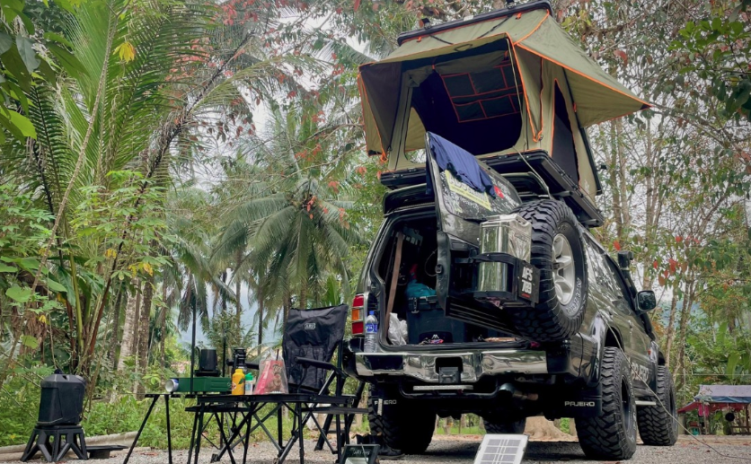 Better known as Abe Pajerolife among his TikTok followers, Muhammad Harith said the idea for his road trip emerged during the Movement Control Order period when his desire to explore the outside world grew stronger, but financial constraints pushed him to think creatively. - Photo source: Muhammad Harith via Bernama