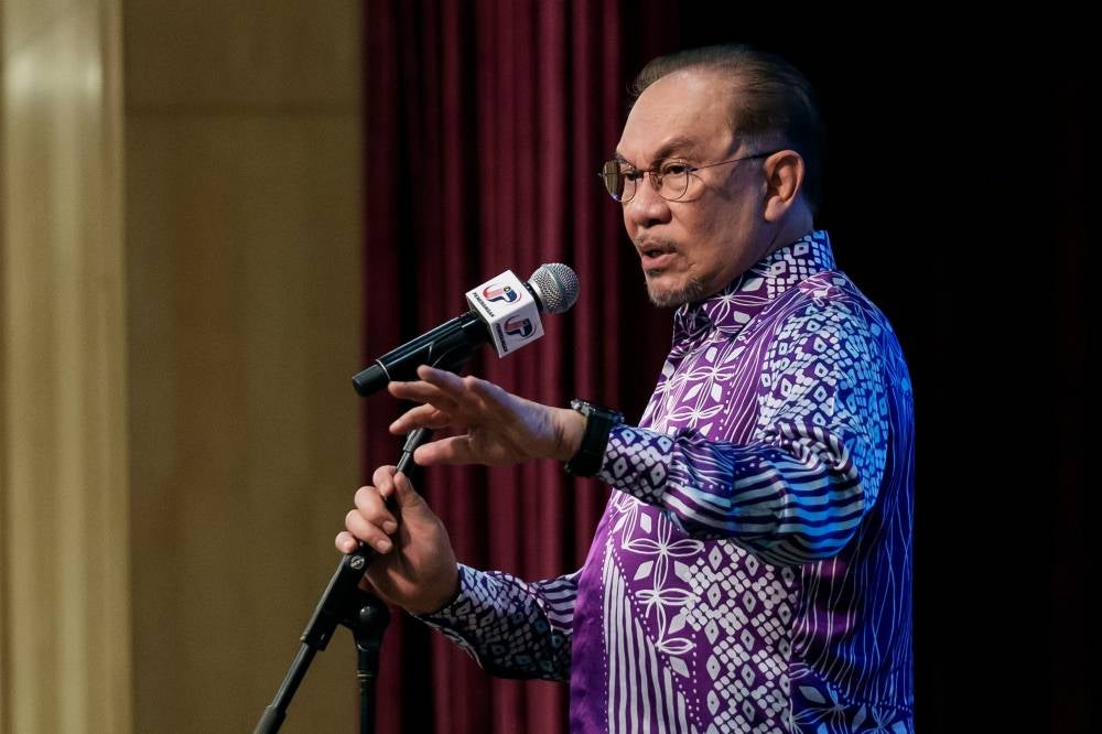 Prime Minister Datuk Seri Anwar Ibrahim - Photo by Bernama