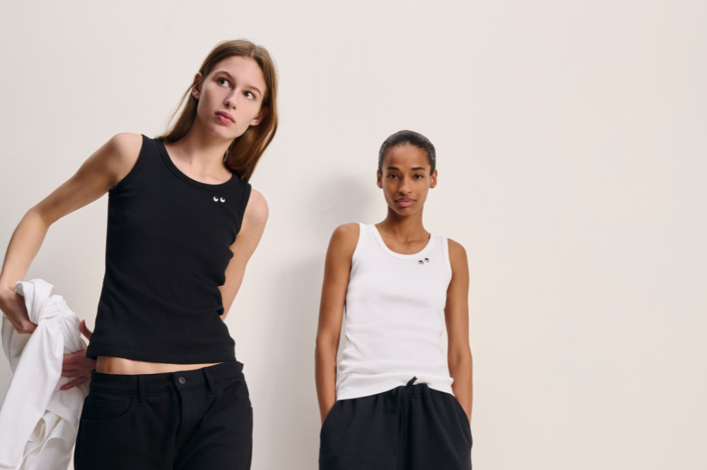 Uniqlo x Anya Hindmarch for women.