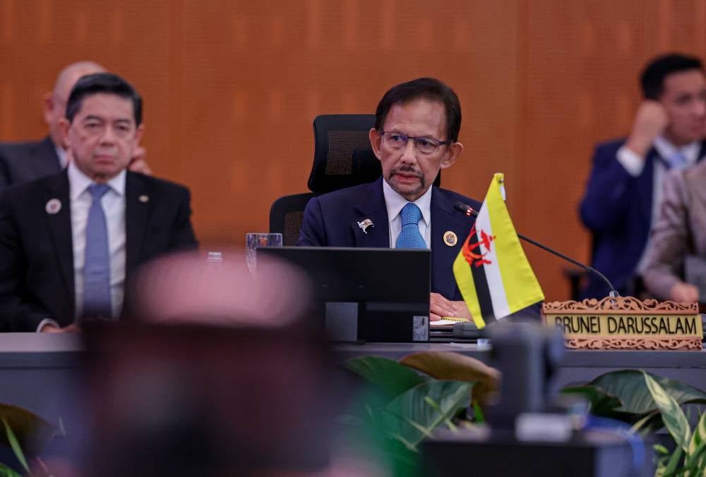 Sultan of Brunei Sultan Hassanal Bolkiah attends the 2nd ASEAN-Gulf Cooperation Council (GCC) Summit at the Kuala Lumpur Convention Centre recently. - Bernama photo