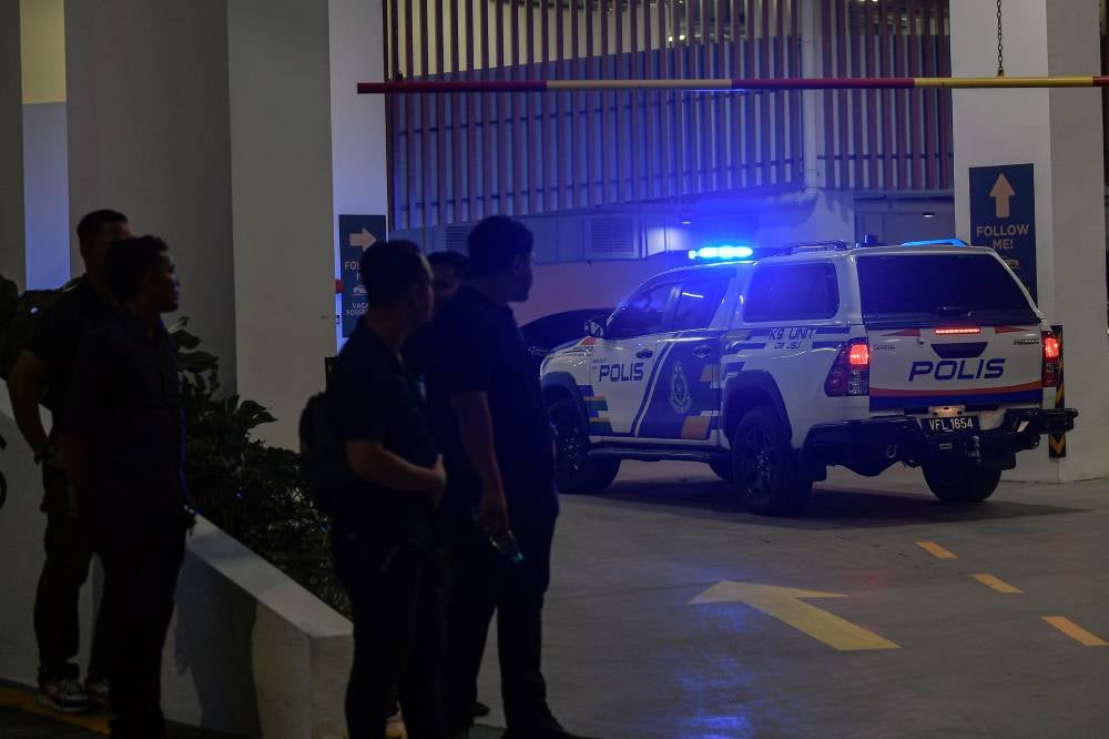 The body of a man, suspected to be a foreign national, was discovered at a construction site in Bangsar yesterday - Bernama photo