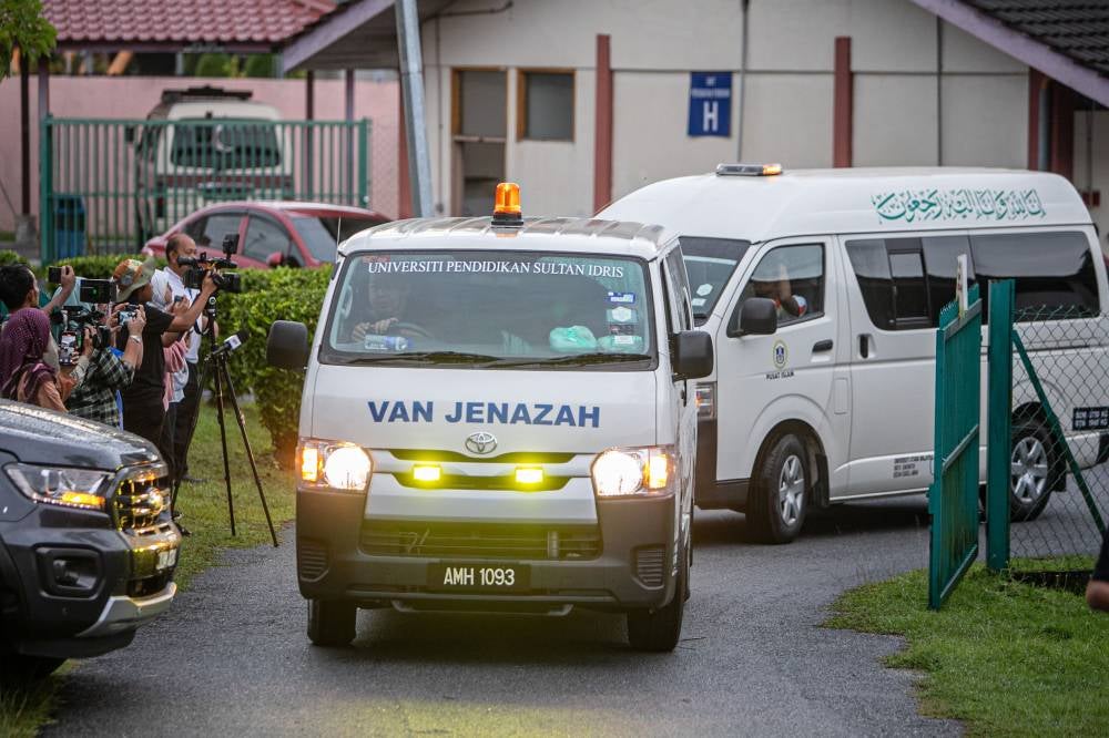 Post-mortems for these four victims have been completed at the Forensics Department of Hospital Raja Permaisuri Bainun (HRPB). - Bernama photo