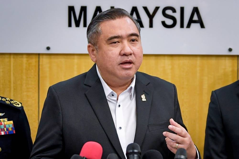 Transport Minister Anthony Loke. Bernama FILE PIX