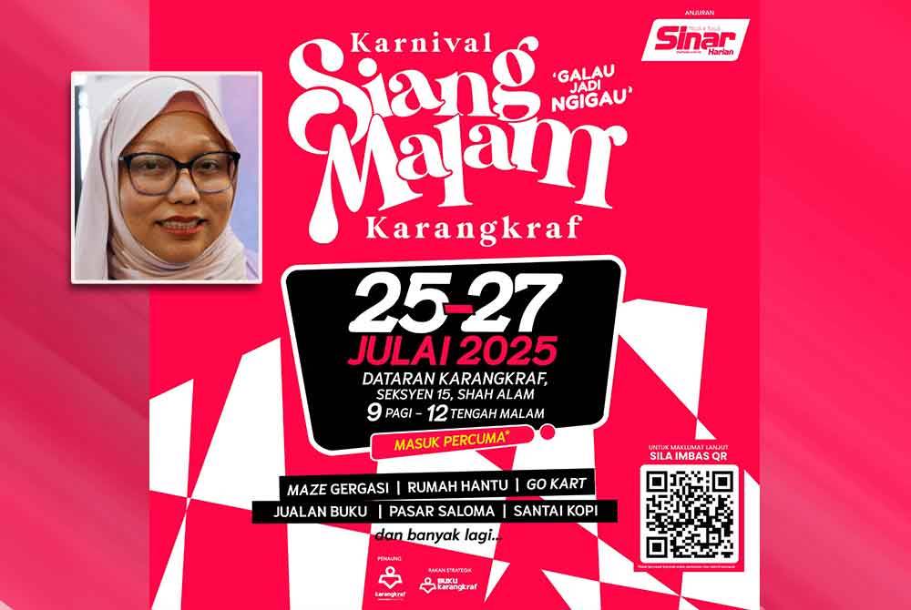 The Karnival Siang Malam Karangkraf, which will take place this coming July, is set to gather well-known local book publishers. Inset photo: Firdaus