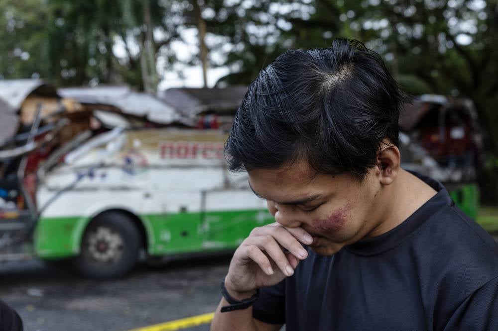 One of the survivors, Abdul Wafiy Kamarudin, 23, recounted the moment of the horrific accident that claimed the lives of 15 students of the Sultan Idris University of Education (UPSI) on Monday. Photo by Bernama