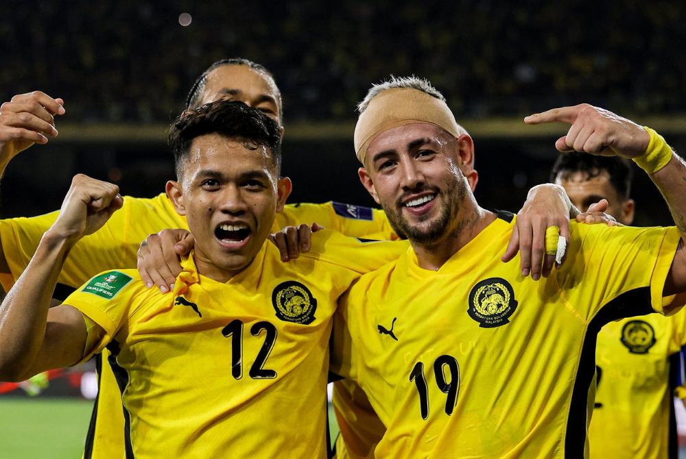 Malaysia ended an eleven-year winless streak against Vietnam with a 4-0 victory tonight, courtesy of goals from Joao Figueiredo, Rodrigo Holgado, Corbin Ong, and Dion Cools. - Photo: Malaysia NT