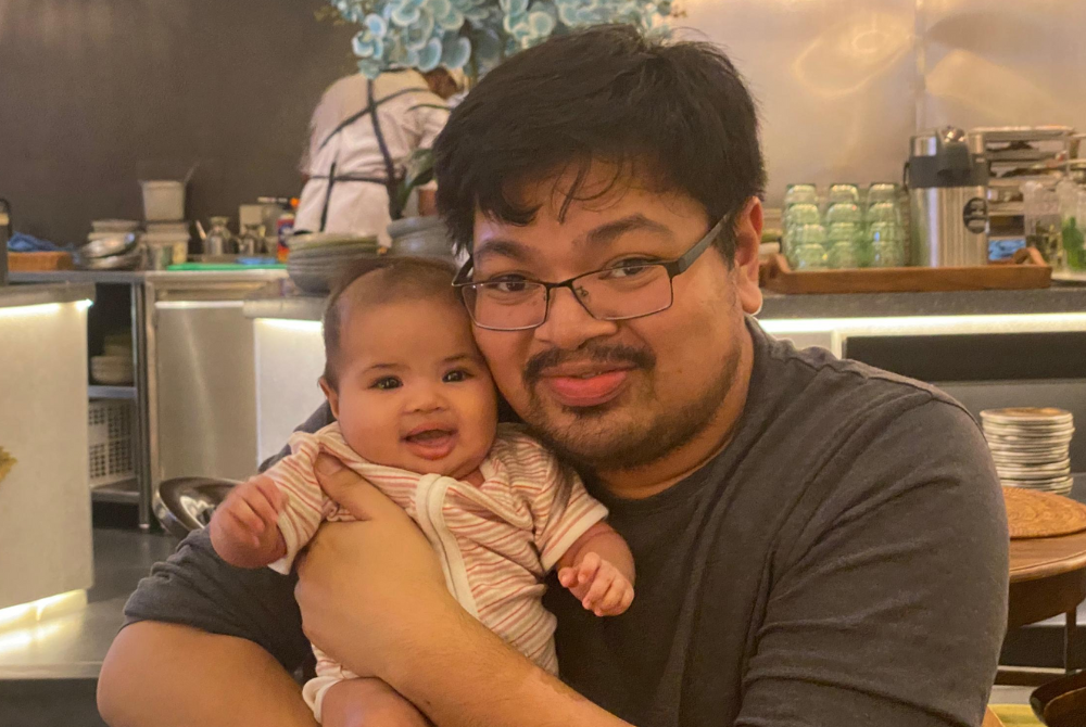 The moment his daughter was born, Khaleeq felt a kind of love he never knew existed. Photo: Khaleeq Shahzada