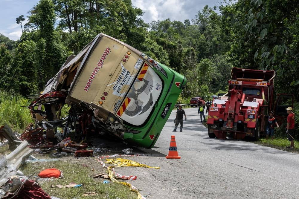 Loke said preliminary investigations also revealed that the bus operator had failed to activate the vehicle’s Global Positioning System (GPS). - Bernama photo