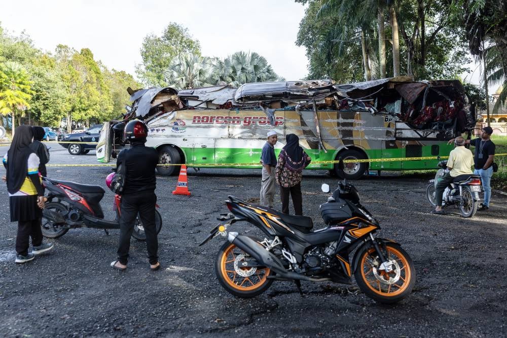 Loke said preliminary investigations also revealed that the bus operator had failed to activate the vehicle’s Global Positioning System (GPS). - Bernama photo