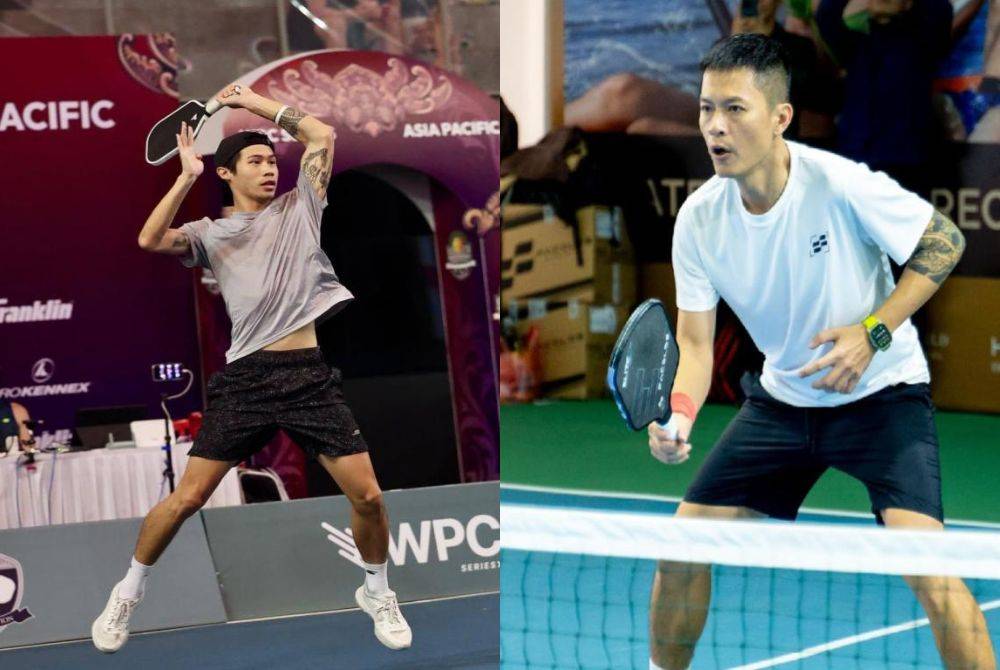 Malaysian pickleball star, Colin Wong (left) are names to watch throughout the pickleball series alongside Vietnamese pickleball ace Nguyễn Anh Thắng (right). Photo courtesy of World Pickleball Championship (WPC) Series.