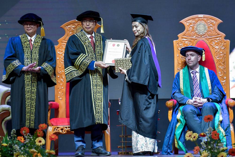 MACC chief commissioner Tan Sri Azam Baki during a press conference after the second Convocation Ceremony of the MACC’s Certified Law Enforcement Programme, today. - Photo by Bernama