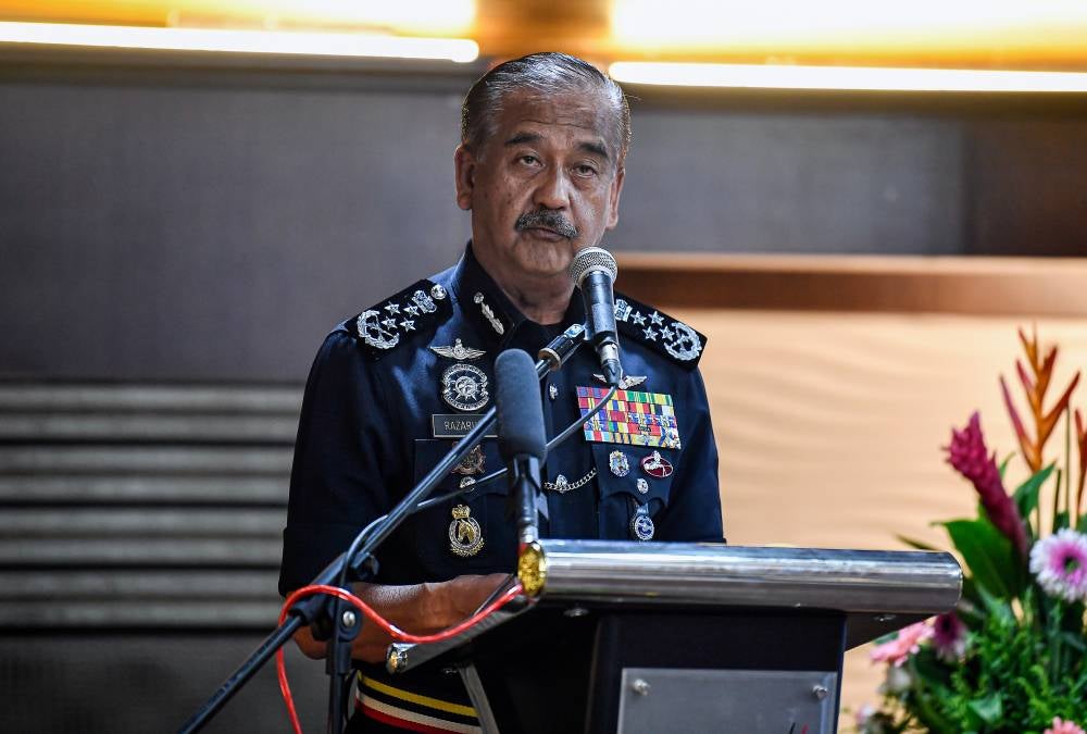 Inspector-General of Police Tan Sri Razarudin Husain - BERNAMA FILE PIX