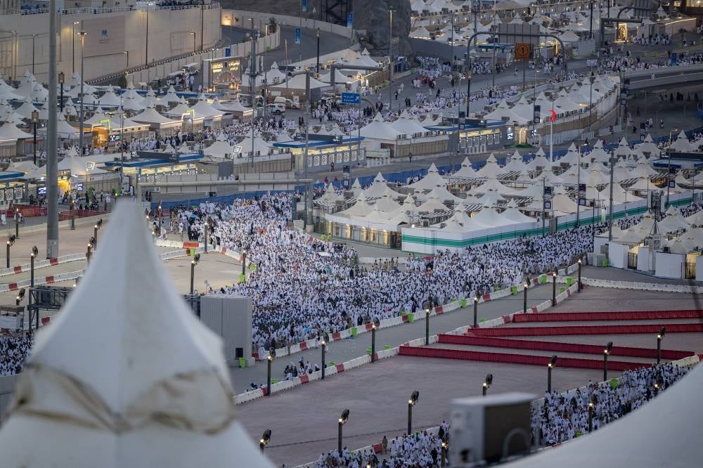 Pilgrims from around the world made their way to the Jamrah to perform the stoning ritual. - Photo by Bernama