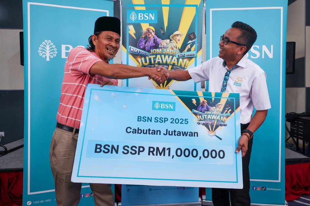 Bahari Harun, 60, from Kampung Sungai Putat, said he began saving in his BSN SSP account at the age of 17, Initially drawn by the attractive prizes offered through the draw, a habit he continues to this day. - Bernama photo