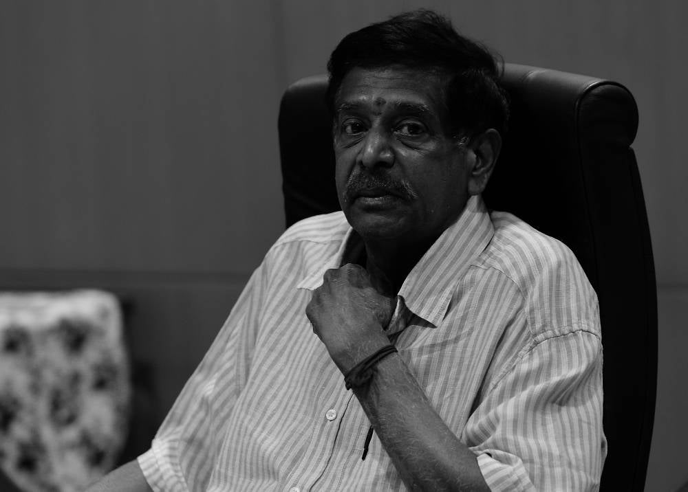 Palanivel passed away at 8am on Tuesday at the Kuala Lumpur Hospital. He was 76. - Bernama file photo