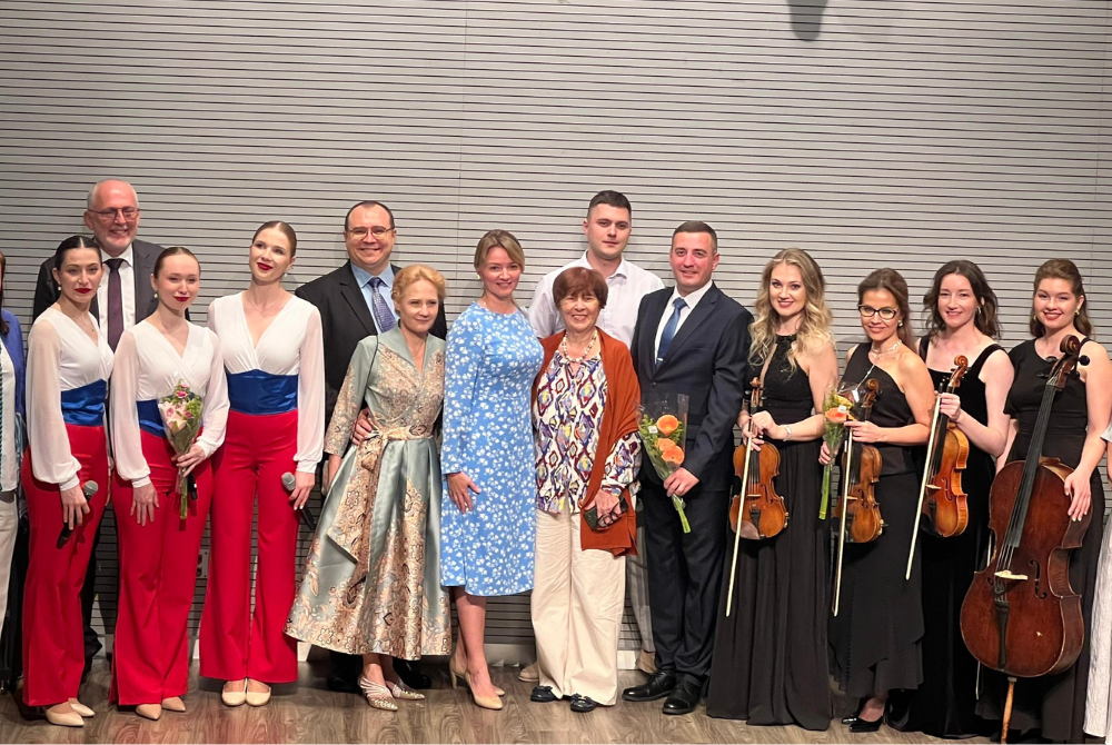 The concert featured nine exceptional performers flown in directly from Russia, treating the audience to 16 stunning performances.