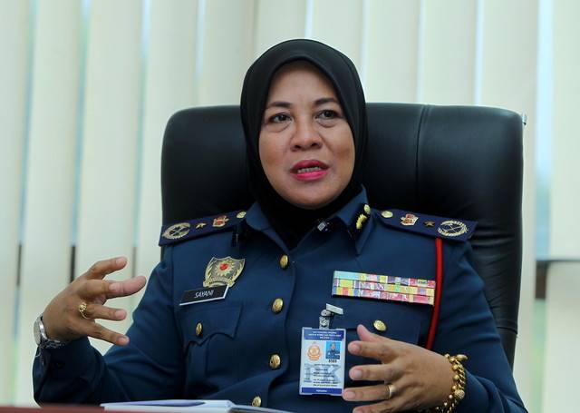 Perak Fire and Rescue Department (JBPM) director Sayani Saidon - BERNAMA FILE PIX