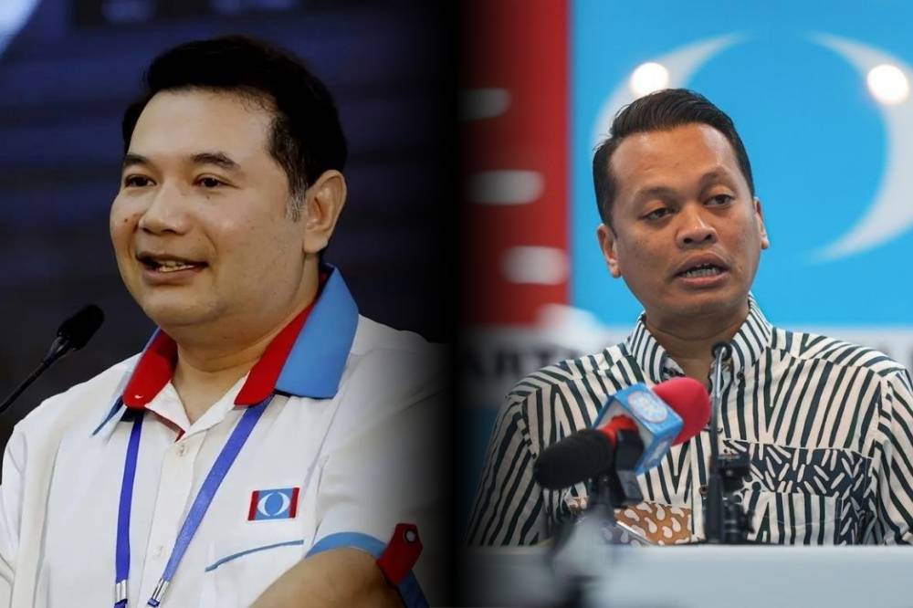 Rafizi (left) and Nik Nazmi. Photo edited via Canva