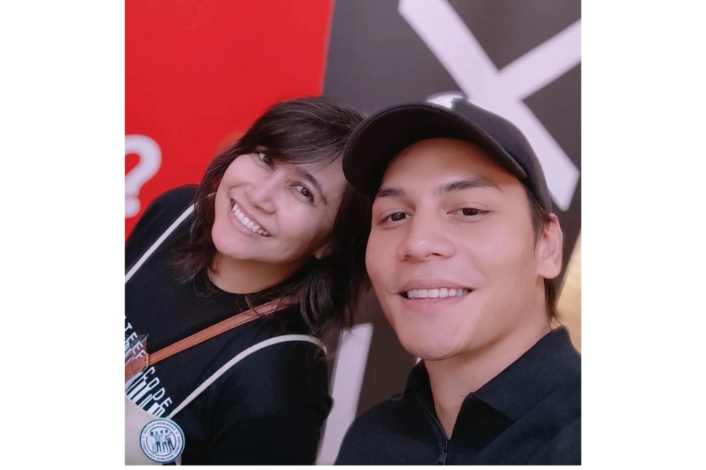 Neddo Khan with Ikmal Amry, who plays Ray — one of the four elite high school boys at the centre of the story.