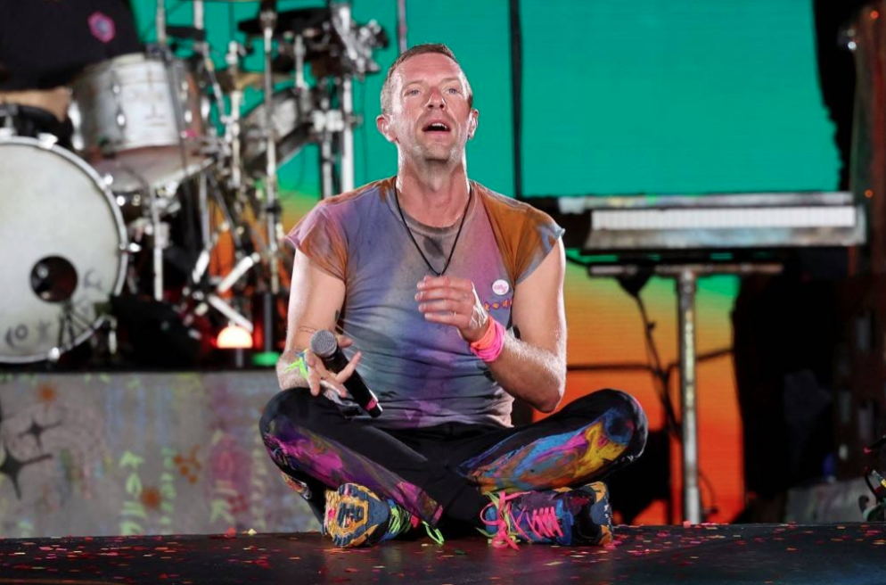 Nine of Coldplay’s previous albums will be rereleased on clear records made from recycled plastic bottles. - AFP file photo