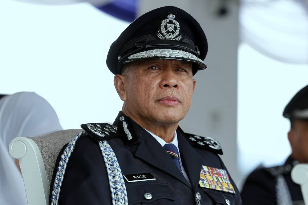 Inspector-General of Police Datuk Seri Mohd Khalid Ismail - Photo by Bernama