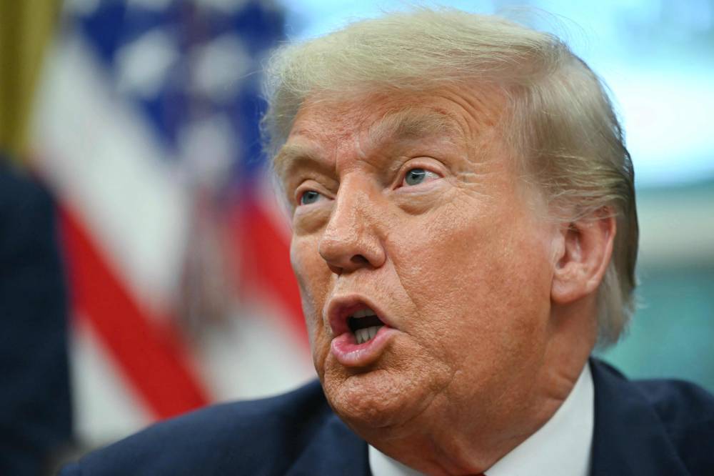 US President Donald Trump. Photo by Andrew Caballero/AFP