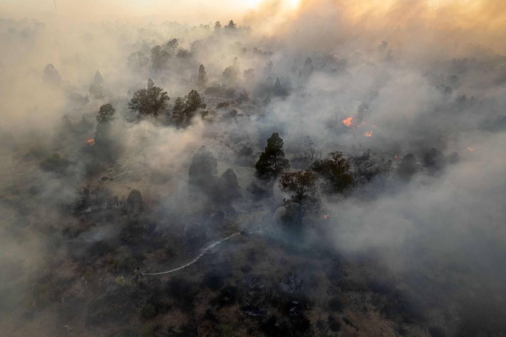 The incident occurred at approximately 1.30pm local time (2030 GMT) on Sunday after a brush fire broke out on Canfield Mountain. - AFP file photo (photo for illustration purpose only)