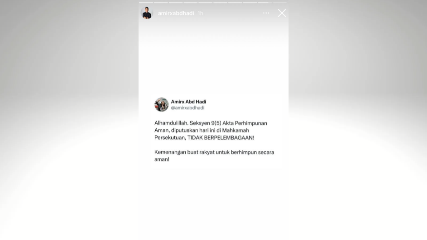 Photo: @amirxabdhadi / X