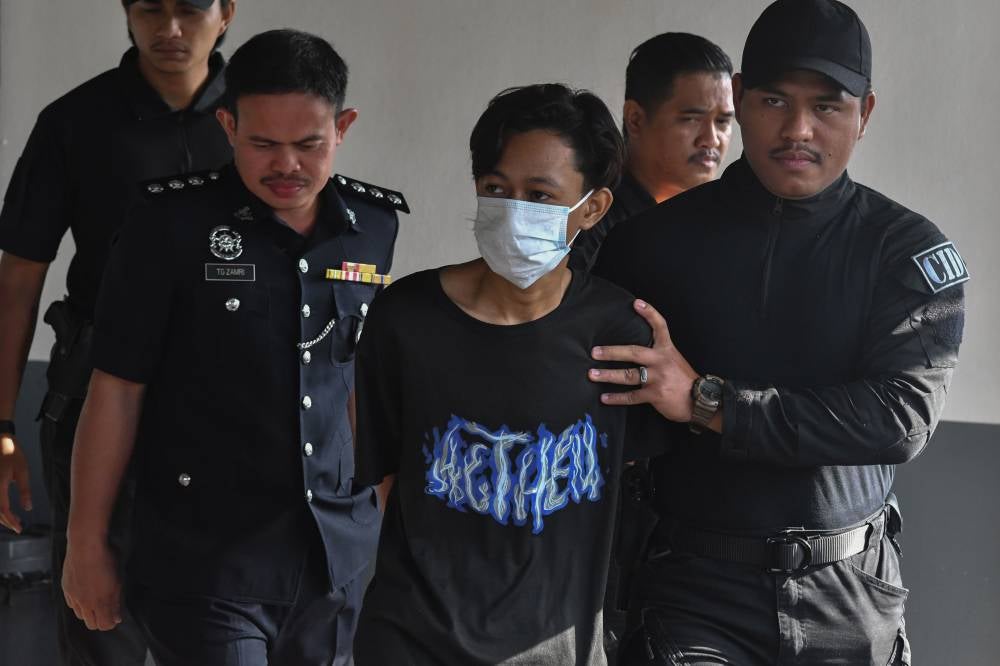 A teenager with intellectual disabilities was charged in the Magistrate's Court today with the murder of a senior citizen.