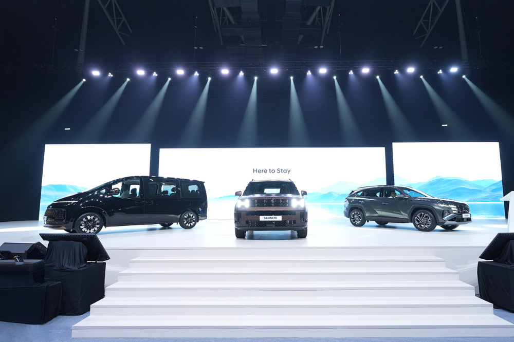 Hyundai introduces its new-generation line-up, the Santa Fe, Tucson and Staria, redefining mobility for Malaysians. - Photo by Hyundai's management