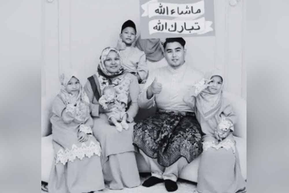 All six family members were laid to rest in a single grave on Monday night. - File photo