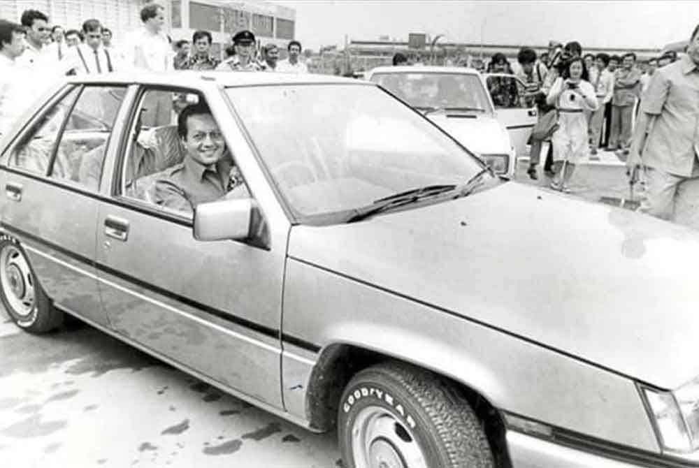 Dr Mahathir drove the first-ever Proton Saga during its launch on July 9, 1985.
