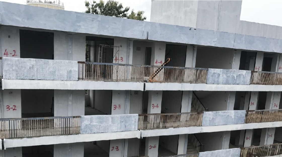 An abandoned police quarters was renovated into a three-star hotel.