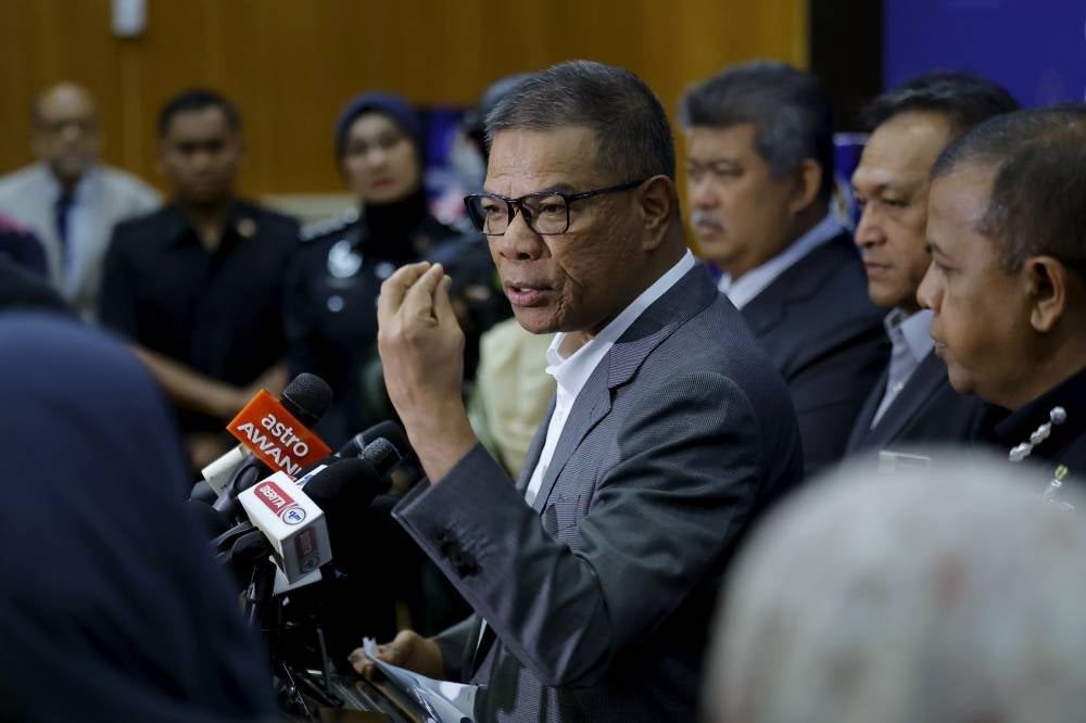 Home Minister Datuk Seri Saifuddin Nasution Ismail. Photo by Bernama