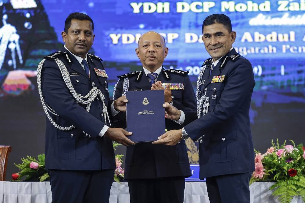 Mohd Zaini succeeds Datuk Hussein Omar Khan, who will assume his new role as director of the Bukit Aman Narcotics Criminal Investigation Department (NCID) on July 21. - Bernama photo