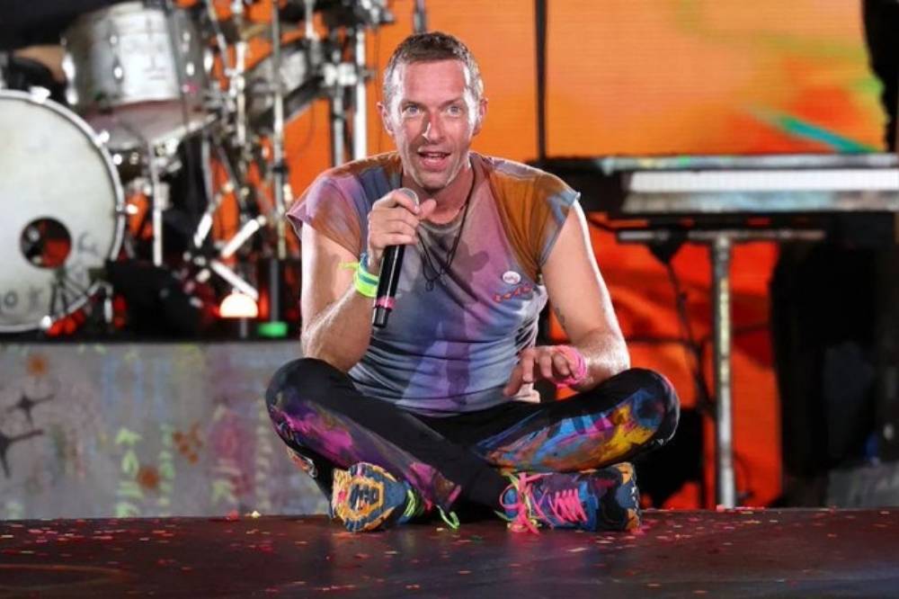 Coldplay's Chris Martin. Photo: X