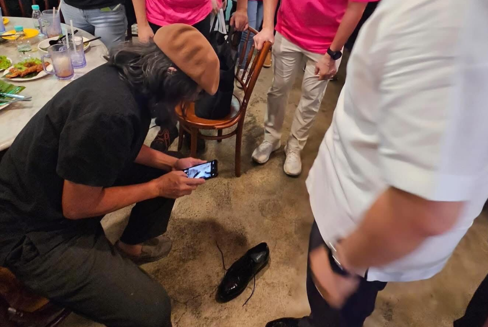 Nga, who also serves as President of the United Nations Habitat Assembly, said he has worn the shoes since 2023 to show solidarity with fire and rescue personnel and to support locally made products. - Bernama photo