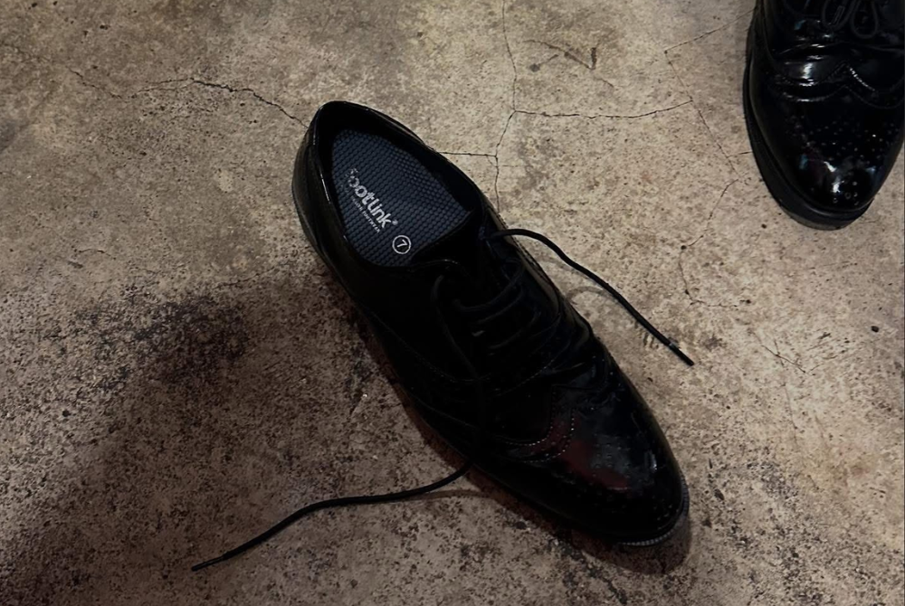 Despite their premium appearance, they retail at an accessible price and are widely used by JBPM officers, hence the nickname Bomba shoes. - Bernama photo