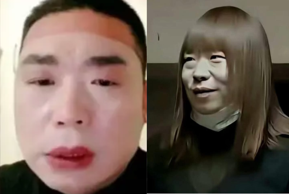 Jiao's elaborate disguise included wigs, makeup, dresses, voice changers and beauty filters. (Photo source: Instagram)