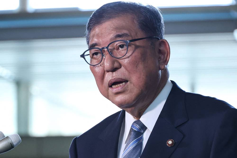 Japan's Prime Minister Shigeru Ishiba. Photo by Jiji Press/AFP/Japan OUT