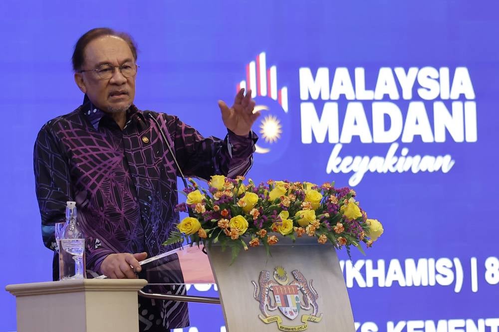 Prime Minister Datuk Seri Anwar Ibrahim. Photo by Bernama
