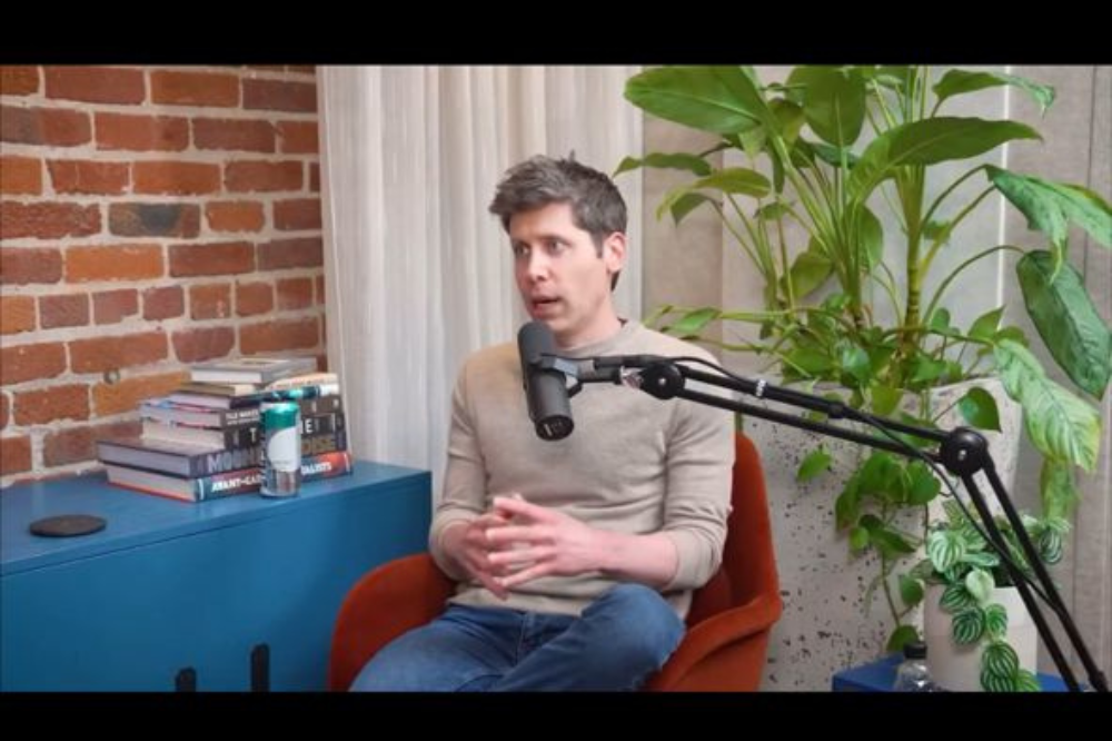 Sam Altman. - Screenshot from This Past Weekend podcast video posted on Youtube.