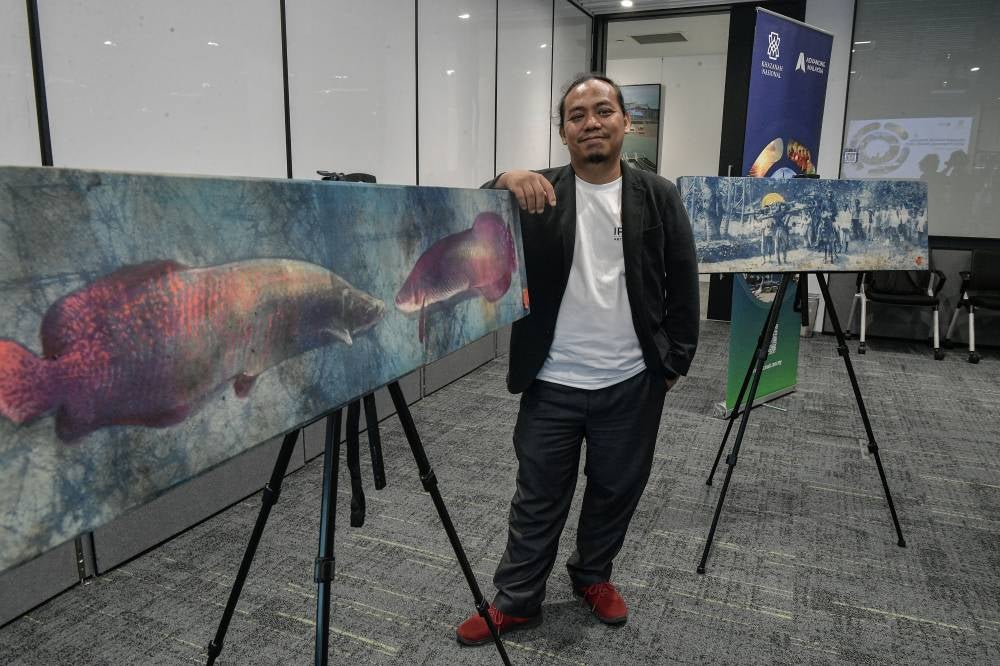 Seen here Amar Shahid Salehudin from Terengganu. (BERNAMA PHOTO)