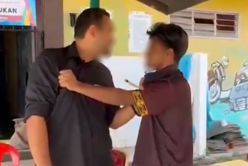 The 29-year-old secondary school teacher lodged a report on July 28 and the student was detained shortly afterwards in the Kajang area. Photo: Facebook