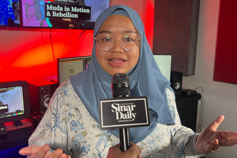 Muda acting president Amira Aisya Abdul Aziz 